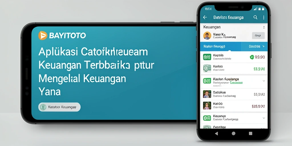 Antarmuka aplikasi BAYITOTO yang sederhana dan fungsional untuk Catatan Keuangan.