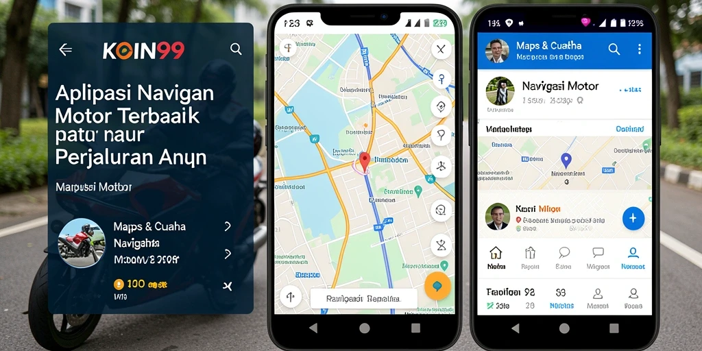 Tampilan antarmuka aplikasi KOIN99 yang sederhana dan intuitif.