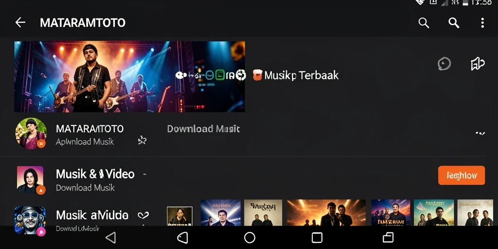 Tampilan antarmuka MATARAMTOTO untuk Download Musik yang menarik.