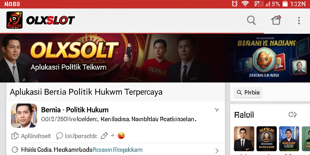 Antarmuka pengguna OLXSLOT yang informatif dan menarik.